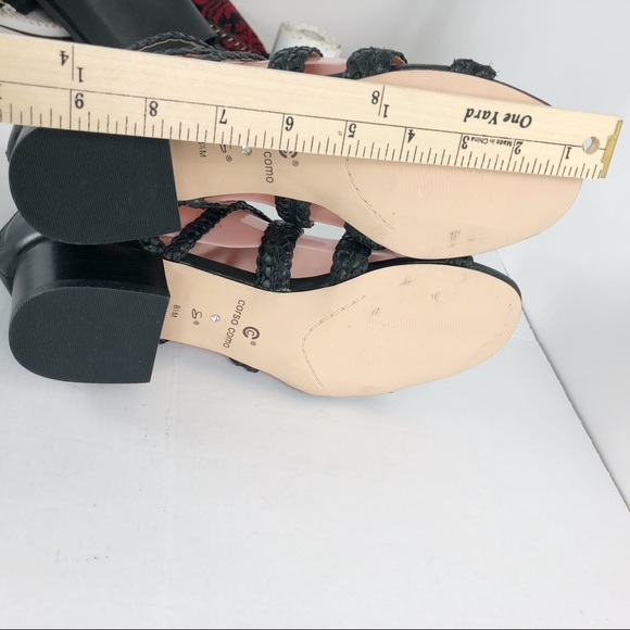Corso Como Sandals Black Size 8.5M - Picture 15 of 16